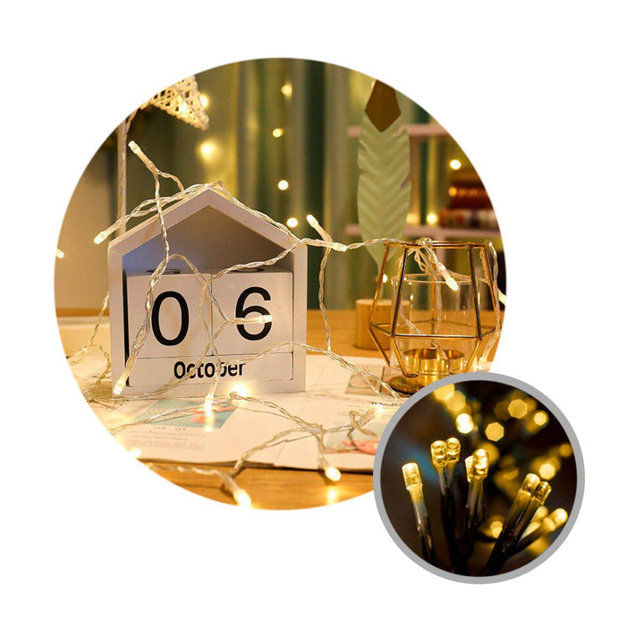 Extensión Luz LED Lineal 100 Luces 6 M. Navidad Cálida 1420