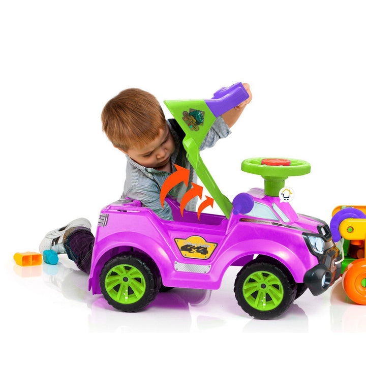 Vehículo Montable 3 En 1 Carro Paseador Juguete Infantil PF955