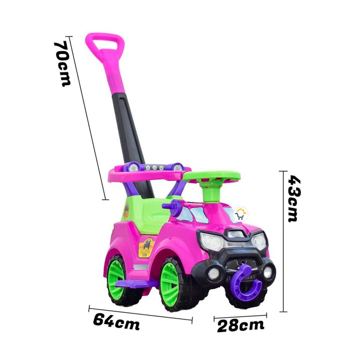 Vehículo Montable 3 En 1 Carro Paseador Juguete Infantil PF955