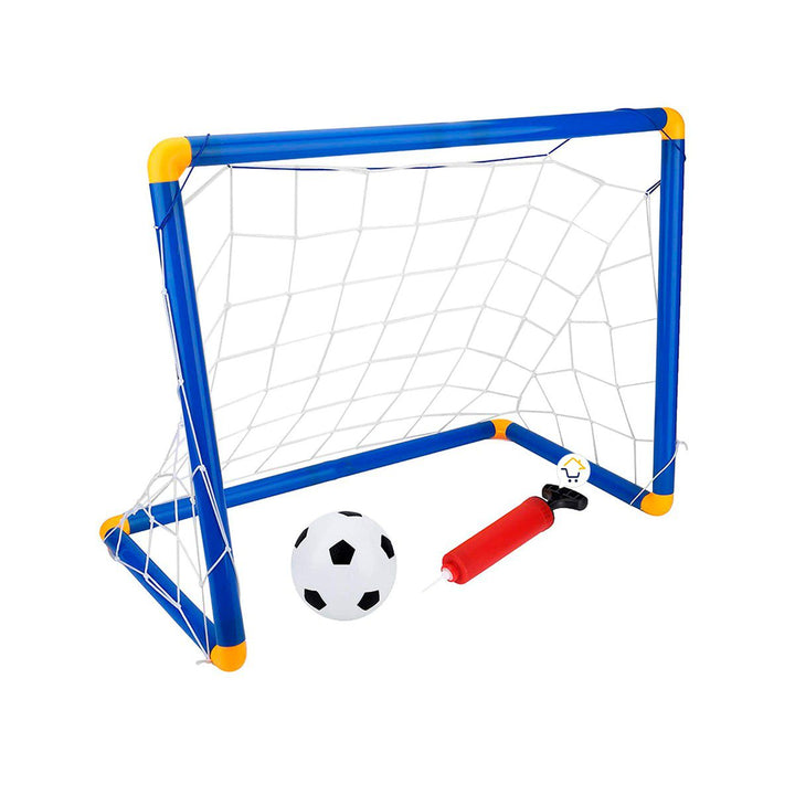 Cancha Fútbol Niños Armable Mini Arco Balón Inflador DQ12