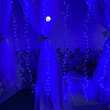 Cortina Micro Led Ramal 3x1,8 m 720 LED Decoración Navidad Azul 1587