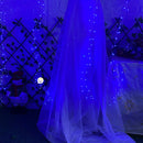 Cortina Micro Led Ramal 3x1,8 m 720 LED Decoración Navidad Azul 1587