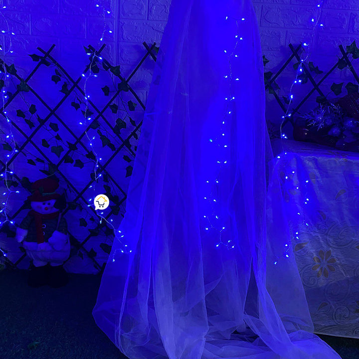 Cortina Micro Led Ramal 3x1,8 m 720 LED Decoración Navidad Azul 1587