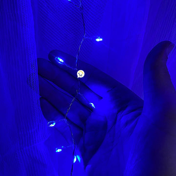 Cortina Micro Led Ramal 3x1,8 m 720 LED Decoración Navidad Azul 1587