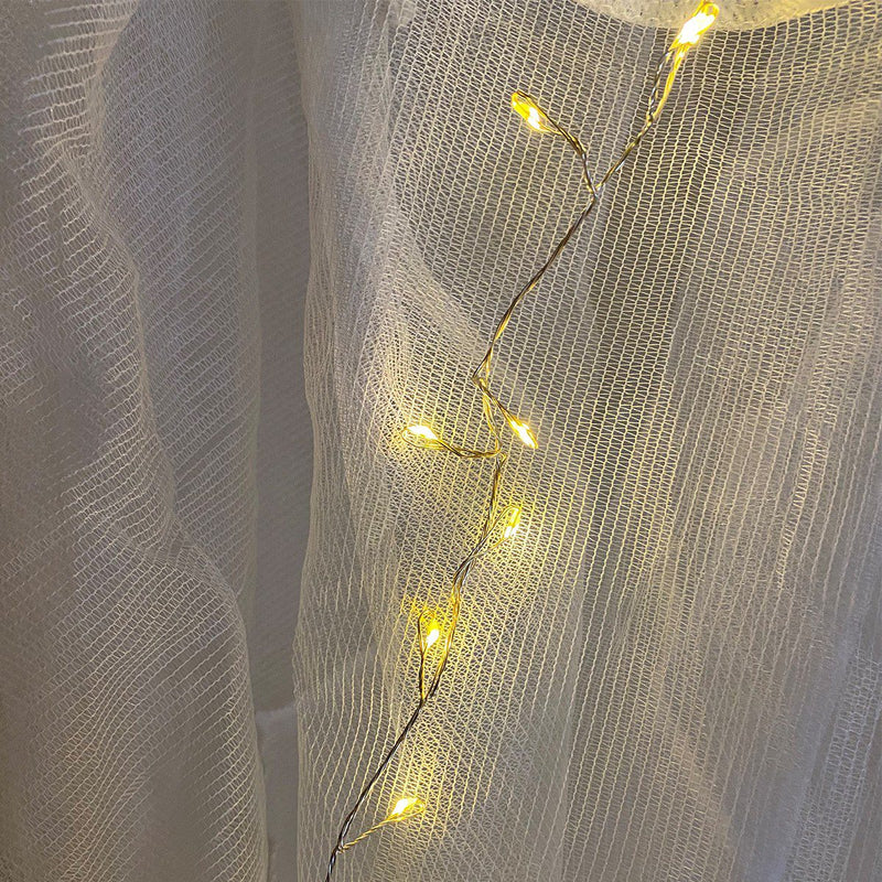 Cortina Micro Led Ramal 6x1,8 m 1440 LED Decoración Navidad Cálida 1590