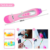 Set Peinados 2 En 1 Manillas Accesorios Cabello Juguete Infantil MBK207A