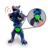 Figura Dinosaurio Tres Cabezas Grande Sonidos Detalles Pintura K7472001B