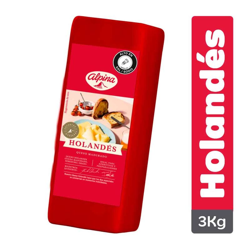 QUESO ALPINA HOLANDES PV CHARCUTERIA