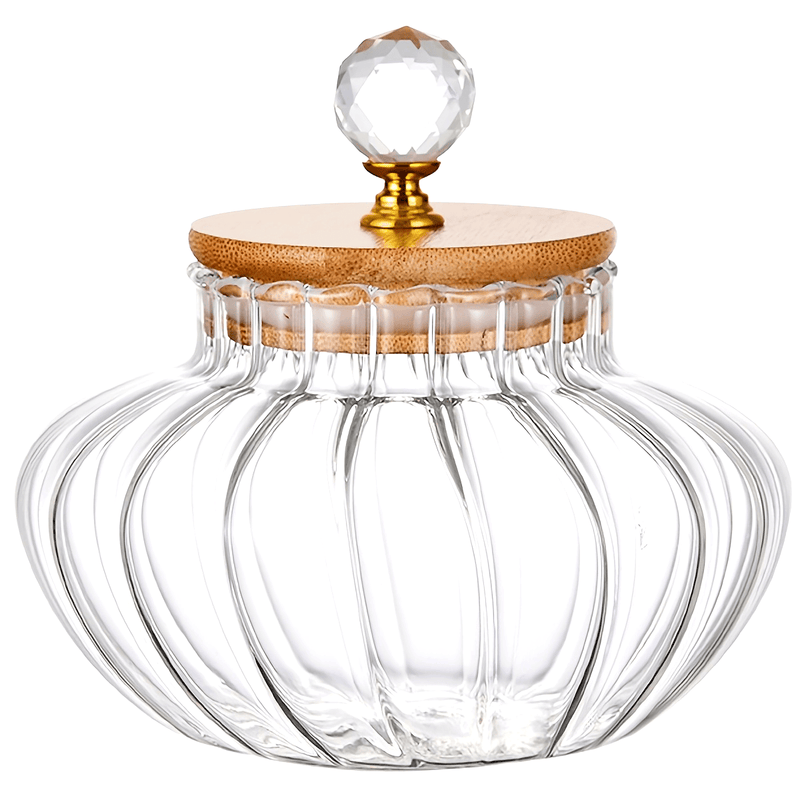 2 piezas de vidrio redondo reutilizable lavable a mano con tapa abatible, no requiere electricidad, multiusos, con frasco sellado de vidrio para almacenamiento de alimentos en la cocina, dulces, refrigerios, granos