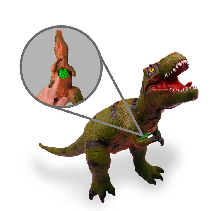 Figura Dinosaurio Tiranosaurio Rex Grande Sonidos Detalles Pintura K7474020