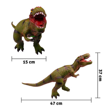 Figura Dinosaurio Tiranosaurio Rex Grande Sonidos Detalles Pintura K7474020