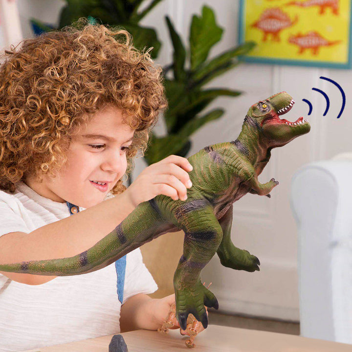 Figura Dinosaurio Tiranosaurio Rex Grande Sonidos Detalles Pintura K7474020