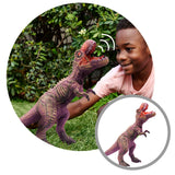 Figura Dinosaurio Tiranosaurio Rex Grande Sonidos Detalles Pintura k7472018