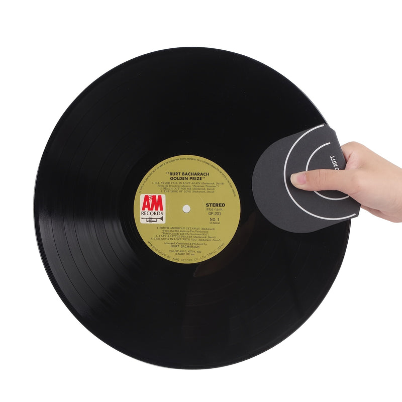 Guante Antiestático para Vinilos - Mango de Fieltro y Cartón Tamaño Palma para DJ, Karaoke y Reproducción - Agarre Protector Resistente a Huellas y Sudor para Prolongar la Vida Útil del Disco, Accesorio de DJ, Diseño Ergonómico con Almohadilla Suave