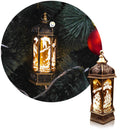 Farol Navideño Vintage Ramadán Pesebre Luz LED Vela ZF077D