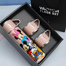 Juego de Taza Térmica de 17oz con Diseño de Mickey Mouse y Minnie Mouse de Disney, Botella Aislada al Vacío de Acero Inoxidable para Café Caliente y Frío, Termo para Agua Suministros Escolares Regreso a Clases LHB03191
