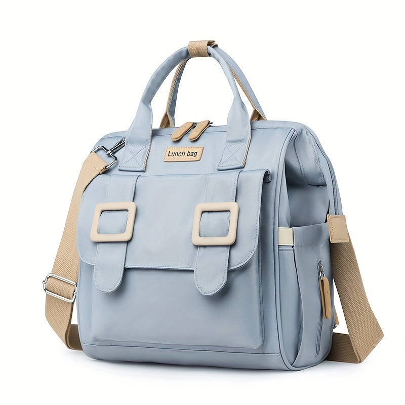 New large-capacity lunch bag, multifunctional insulated Valentine's Day gift, picnic bag with multiple pockets for storage and preservation, non-food contact, back to school
