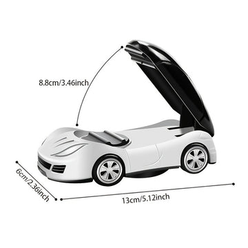 Soporte para Teléfono para Salpicadero de Coche Rotativo 360° y Plegable - Diseño Elegante en Blanco, Material ABS Duradero, Operación Fácil Sin Tacto para Conducción Segura y Navegación, Soporte para Teléfono para Coche