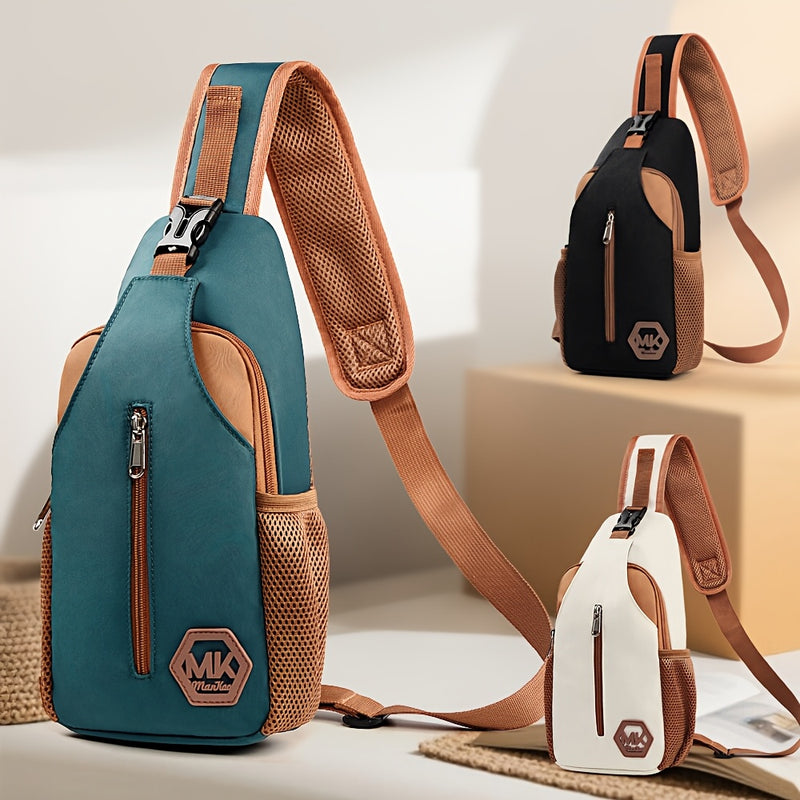 Bolso cruzado para hombre, nuevo y moderno, bandolera portátil, mochila pequeña de un solo hombro para salir, bolso para celular, marca de moda, simple y ligero, bandolera casual deportiva, también para mujeres