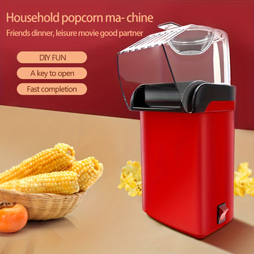 Fabricante de palomitas de maíz mini eléctrico estilo soplo, adecuado para hogares, cines y viajes en RV.