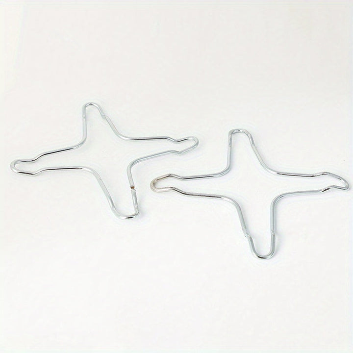 2 piezas de soporte de estufa de acero inoxidable - Dispersor de calor y soporte de olla para estufas de gas, estufas de camping y cocina, diseño de hierro duradero con grifos seguros, protector de estufa, acabado metálico elegante, construcción sólida