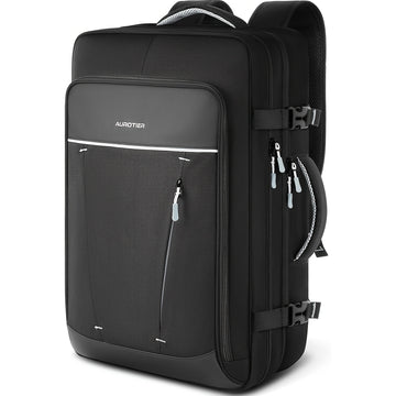 Mochila para controlador DJ AUROTIER, compatible con DDJ-FLX4/200/400/REV1 - Compartimento resistente para laptop, almacenamiento acolchado ajustable para cables/micrófonos, bolsillos de malla reforzados y cierres con candado, mochila de viaje ligera con