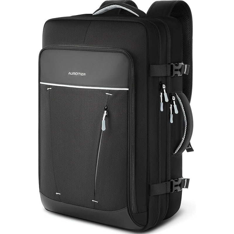 Mochila para controlador DJ AUROTIER, compatible con DDJ-FLX4/200/400/REV1 - Compartimento resistente para laptop, almacenamiento acolchado ajustable para cables/micrófonos, bolsillos de malla reforzados y cierres con candado, mochila de viaje ligera con