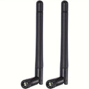2 piezas de antenas MIMO de doble banda de 3dBi, conector macho SMA con pin, chapado en oro, para enrutador, tarjeta de red, adaptador USB, cámara IP de seguridad, videovigilancia y monitor