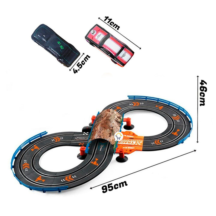 Pista Armable Carreras Contador 2 Controles Juguete Infantil JJ1012