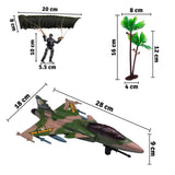 Set Militar Vehículos X6 Accesorios Juguete Niños HW-M3031