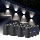 Paquete de 4 Luces Solares LED con Opciones Cálidas/Frías para Acampar al Aire Libre, Patio, Calle, Paisaje, Jardín, Decoraciones de Boda, Resistentes al Salpicadero IP44