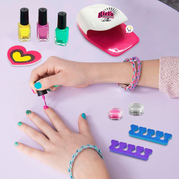 Kit Secadora de Uñas Juguete Spa Set Manicura Barniz MBK326