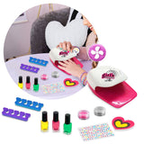 Kit Secadora de Uñas Juguete Spa Set Manicura Barniz MBK326
