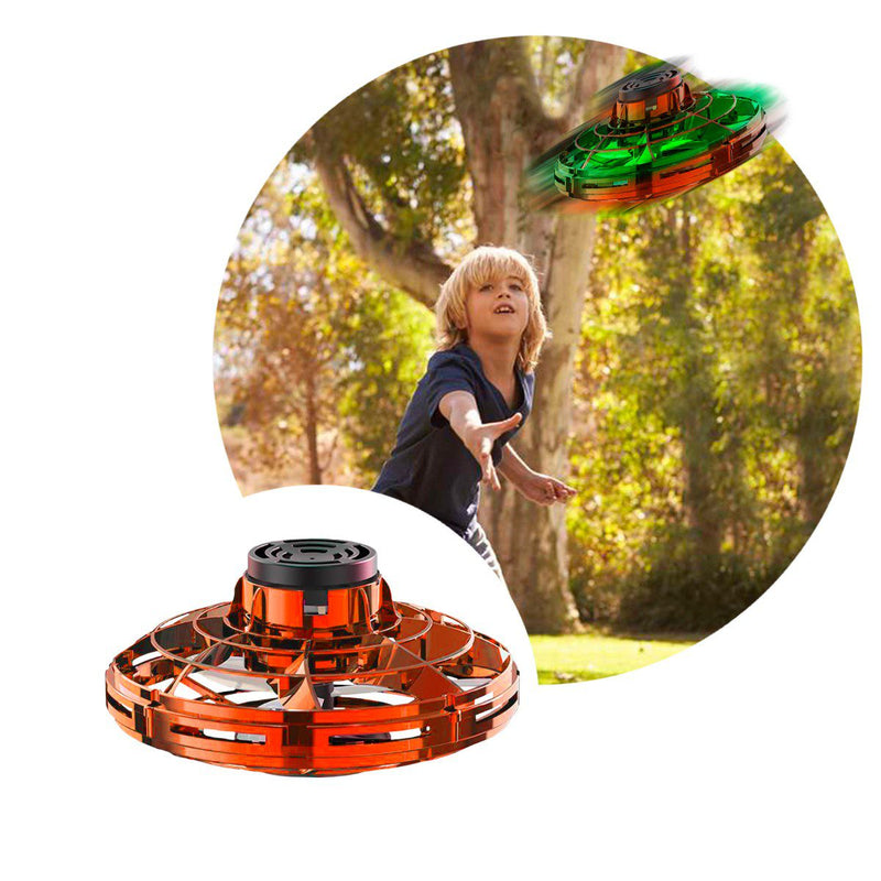 Dron Mini Ovni Volador Bumerang  Led Recargable Juguete Infantil  EDR4867