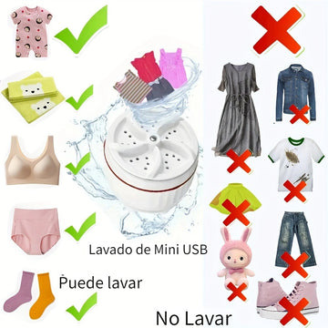 Mini calcetín y herramienta de lavado de ropa interior Herramienta de limpieza plegable pequeña y perezosa