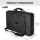 Estuche de transporte para equipo DJ negro para Pioneer DDJ400 SR2 SX 800 FLX46 1000 XDJRX3Z RR, hecho de acetato de etileno vinilo (EVA)