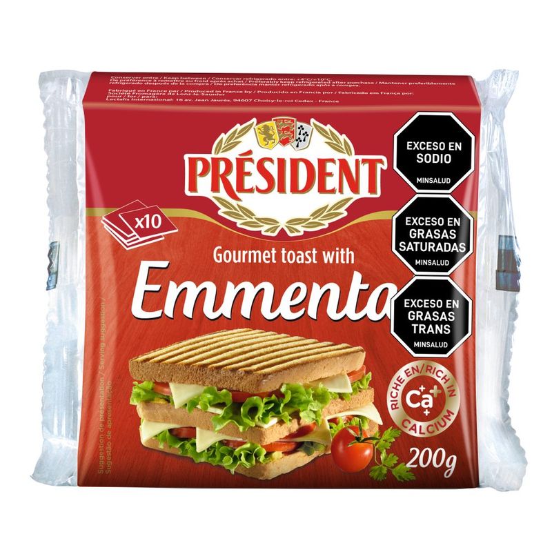 QUESO FUNDIDO PRESIDENT 200G EMMENTAL T