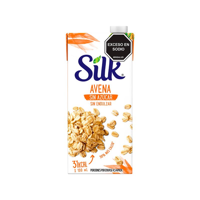 BEBIDA SILK 946ML DE AVENA SIN DULCE