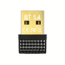 Adaptador sin varillas USB 5.4/5.2/5.1/5.0/4.2/4.0 - Tarjeta de Red Inalámbrica con Plug & Play, Compatible con Windows 11/10/8.1/7, Transferencia Rápida de Datos, WiFi Compacto para PC y Portátil, Juegos, Hogar/Ocio - Sin Necesidad de Fuente Externa, Ac