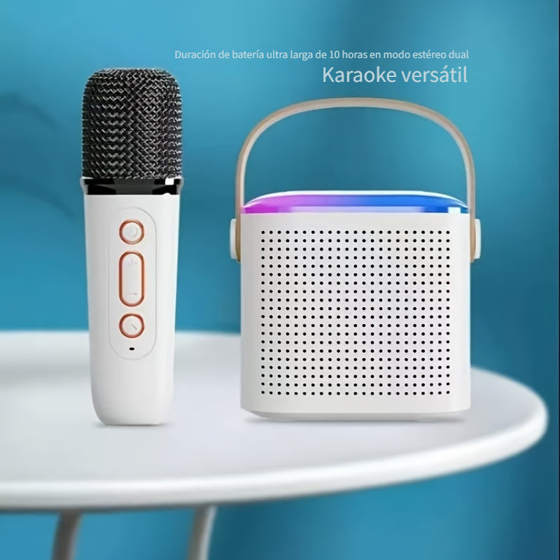 Micrófono inalámbrico portátil con 2.4G/3G/4G/5G inalámbrico, carga USB-C, batería, diseño compacto para karaoke, podcasting, transmisión en vivo - Incluye estuche de transporte, micrófono inalámbrico para karaoke, equipo de podcasting, micrófono elegant