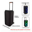 1pc Funda Protectora Lyra Negra para JBL Partybox 310/320 Altavoz Exterior - Funda Protectora de Spandex Elástica con Banda Elástica, Manga Deslizante Portátil, Compatible con Partybox 310/320 (Altavoz No Incluido)