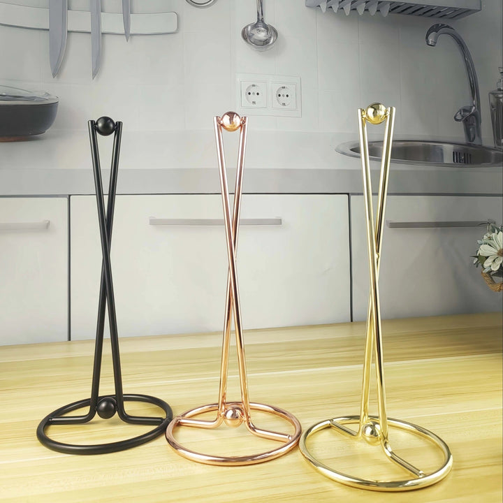 Soporte Para Toallas De Papel De Hierro, Soporte Para Rollo De Papel De Mesa De Hierro, Soporte Para Toallas De Papel Multifuncional Para Cocina Y Comedor, Estante De Almacenamiento Multifuncional