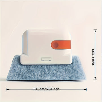 Escobilla Mágica para Limpieza de Huecos - Cepillo Multifuncional Portátil, Ideal para Marcos de Ventanas, Puertas Corredizas y Ranuras en Diversos Lugares. Recolector de Polvo Reutilizable para el Hogar