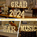 Letrero luminoso LED de 8.6" con 26 letras y 10 números, decoración brillante con batería para bodas, cumpleaños, fiestas, bares, graduaciones, Halloween, Navidad - blanco cálido, plástico, sin baterías incluidas, decoración para eventos | decoración mod