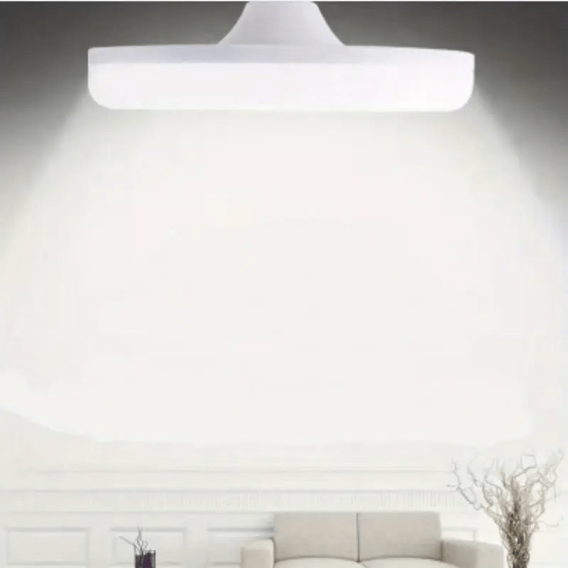 1 pieza, lámpara de techo LED UFO ultrabrillante - montaje en espiral E26/E27, disponible en dos tamaños para ahorrar espacio. Iluminación interior RV, diseño elegante que mejora el efecto decorativo del hogar. Ideal para sala o vehículo recreativo