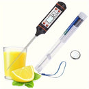 [Mejor Valorado] Termómetro Digital de Lectura Instantánea para Carne, 1pc, Perfecto para Barbacoas y Cocina, Ideal para Pavo, Dulces, Líquidos y Carne de Res - Accesorio para Cocina y Parrillas al Aire Libre