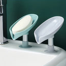 1pc Soporte De Jabón De Drenaje, Tipo De Ventosa Sin Perforación, Soporte De Jabón De Drenaje Sin Acumulación De Agua, Caja De Jabón Para Uso Doméstico, Suministros De Organización Y Almacenamiento En El Hogar, Accesorios De Cocina, Accesorios De Baño