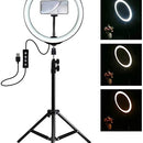 Ringlight Aro de Luz 26cm Con Soporte Para Celular + Tripode