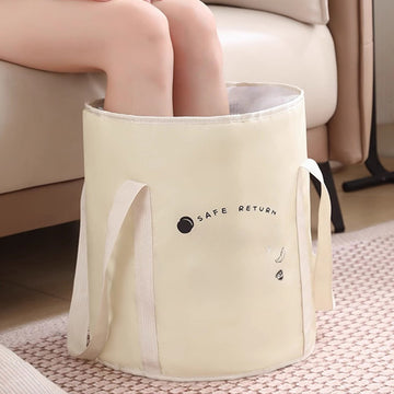 1pc Bolsa Plegable para Remojar Pantorrillas con Cinco Capas de Espesamiento y Temperatura Constante Duradera