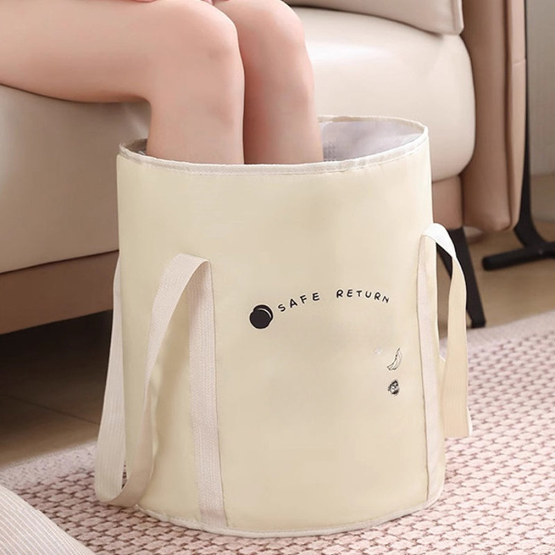 1pc Bolsa Plegable para Remojar Pantorrillas con Cinco Capas de Espesamiento y Temperatura Constante Duradera